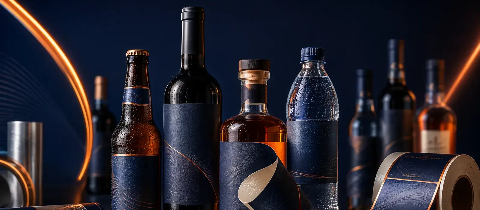 Bottle label printing — wine bottle label manufactured by Labelex in Gauteng, South Africa