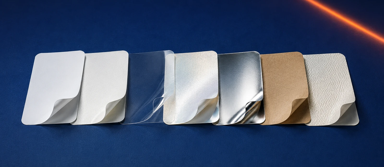 Self adhesive sticker labels in multiple substrates — manufactured by Labelex in Gauteng, South Africa