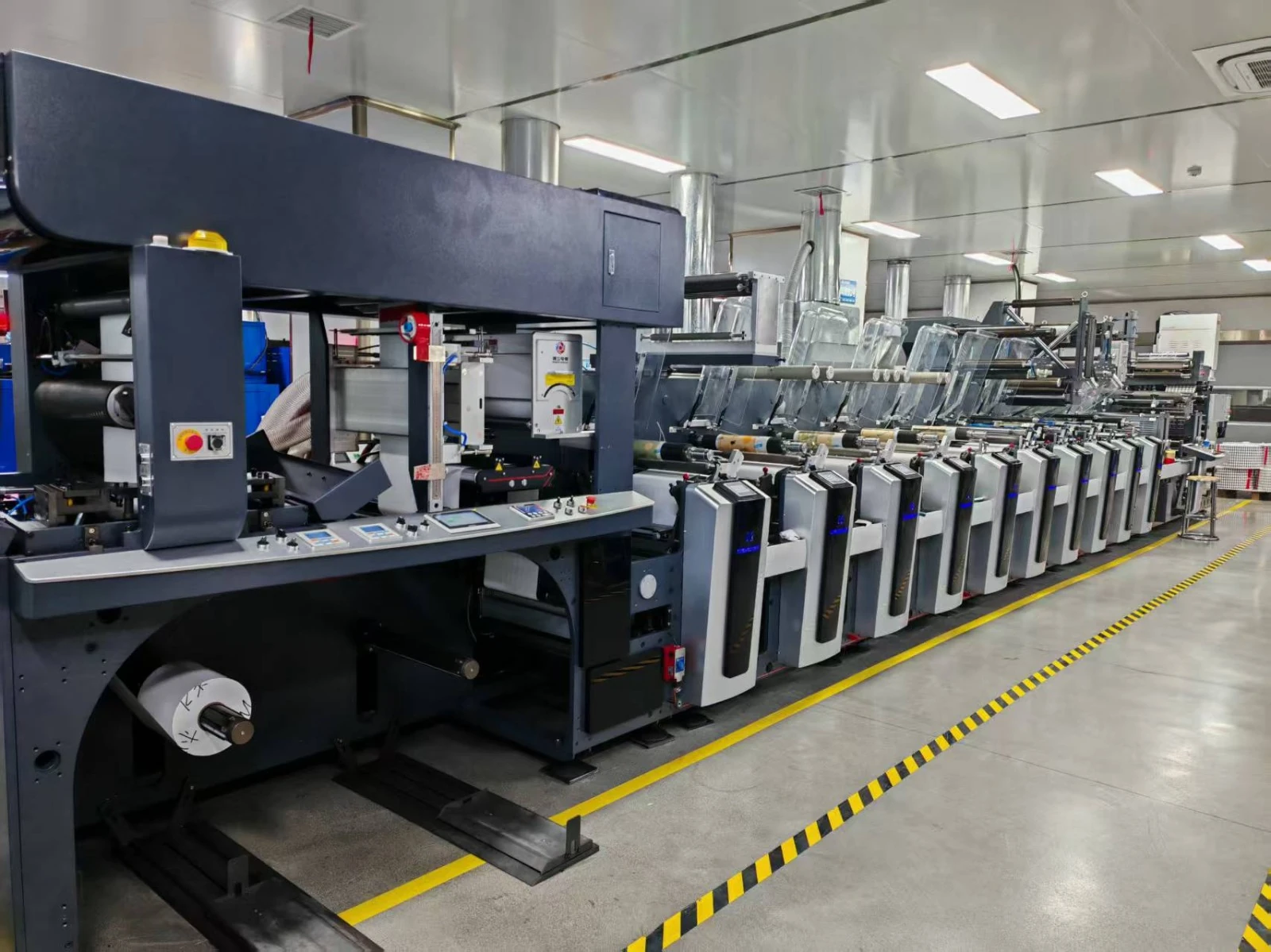 Labelex flexographic label printing press in production — Gauteng manufacturing facility